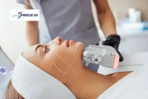 image of HIFU Dorset treatment in progress.