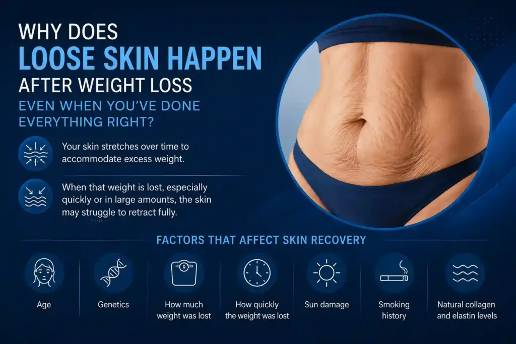 Why Does Loose Skin Happen After Weight Loss Even When You’ve Done Everything Right Dorset?